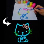 10g Luminous Party DIY Bright Glow in the Dark Paint Star Wishing Bottle Fluorescent Particles Luminous Kids Toy Gift Home Decor