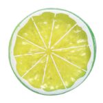 10set 5CM Artificial Lemon Slice Plastic DIY Fruit Lemon Slice Ornament for Home Decor Scenes Props