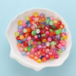 200 Pcs Acrylic Round Alphabet Beads “A-Z” Letter Spacer Beads for DIY Bracelet Necklace Kids DIY Toy Jewelry Making Accessories
