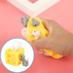 Cute Mouse Cheese Mouse Creative Tricky Scary Pinch Music Educational Decompression Toy Stress Relief Toy Детские Игрушки