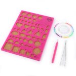 DIY Crafts Paper Quilling Tools Set Template Mould Board Tweezer Pins Slotted Tool Kit Hamdmake Artwork Card Paper Crafts Tool