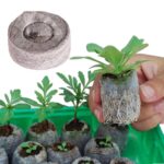 In-stock 100 Count Jiffy Peat Soil Pellets Seeds Starting Plug 30MM No Soil Required For Indoors Planting Garden Transplanting