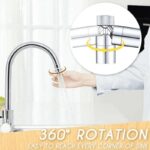 Kitchen Sink Aerator ABS/Copper Big Angle Swivel Faucet 2 Function Faucet Accessories Tip Filter Foamer Aerators