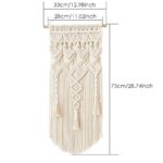 Macrame Boho Tapestry Wall Hanging Hand-woven Home Decoration Accessories Nordic Art Tassel Apartment Dorm Room Decoration