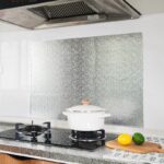 Multi-Size Kitchen Oil-proof Waterproof Stickers Aluminum Foil Kitchen Stove Cabinet Self Adhesive Wall Sticker DIY Wallpaper
