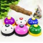 Pet Call Bell Dog Toys IQ Training Dog Cat Feeding Ringer Educational Toy Pets Toys Interactive Bell Eating Food Feeder