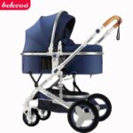 belecoo baby stroller High landscape 2 in 1 baby car two way baby stroller folding portable trolley